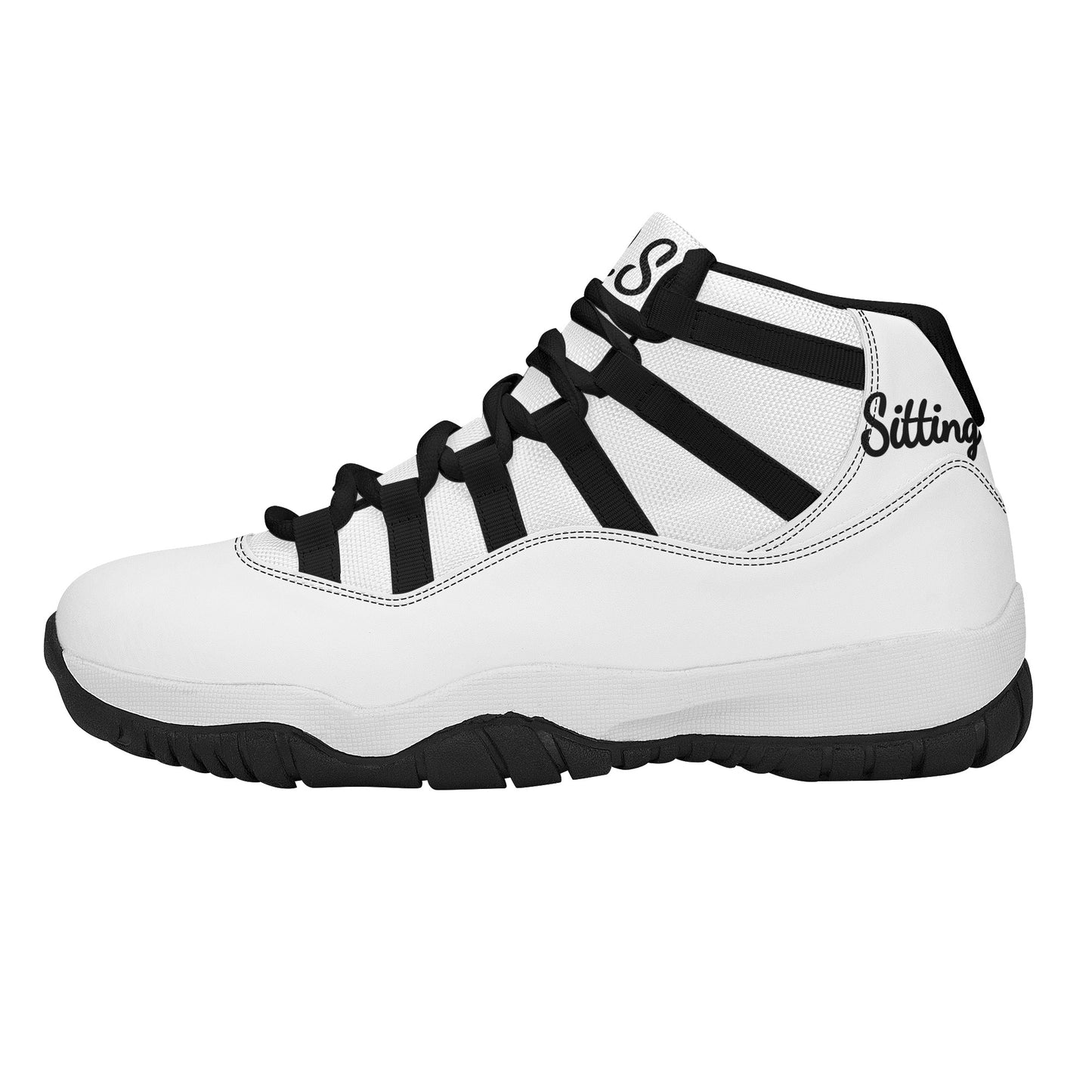 SOS  White Mens High Top Star Kicks