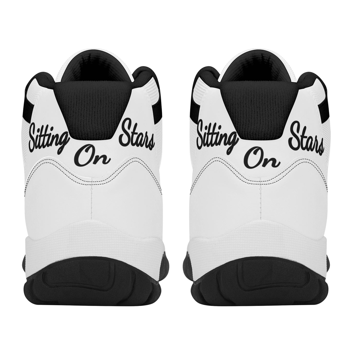 SOS  White Mens High Top Star Kicks