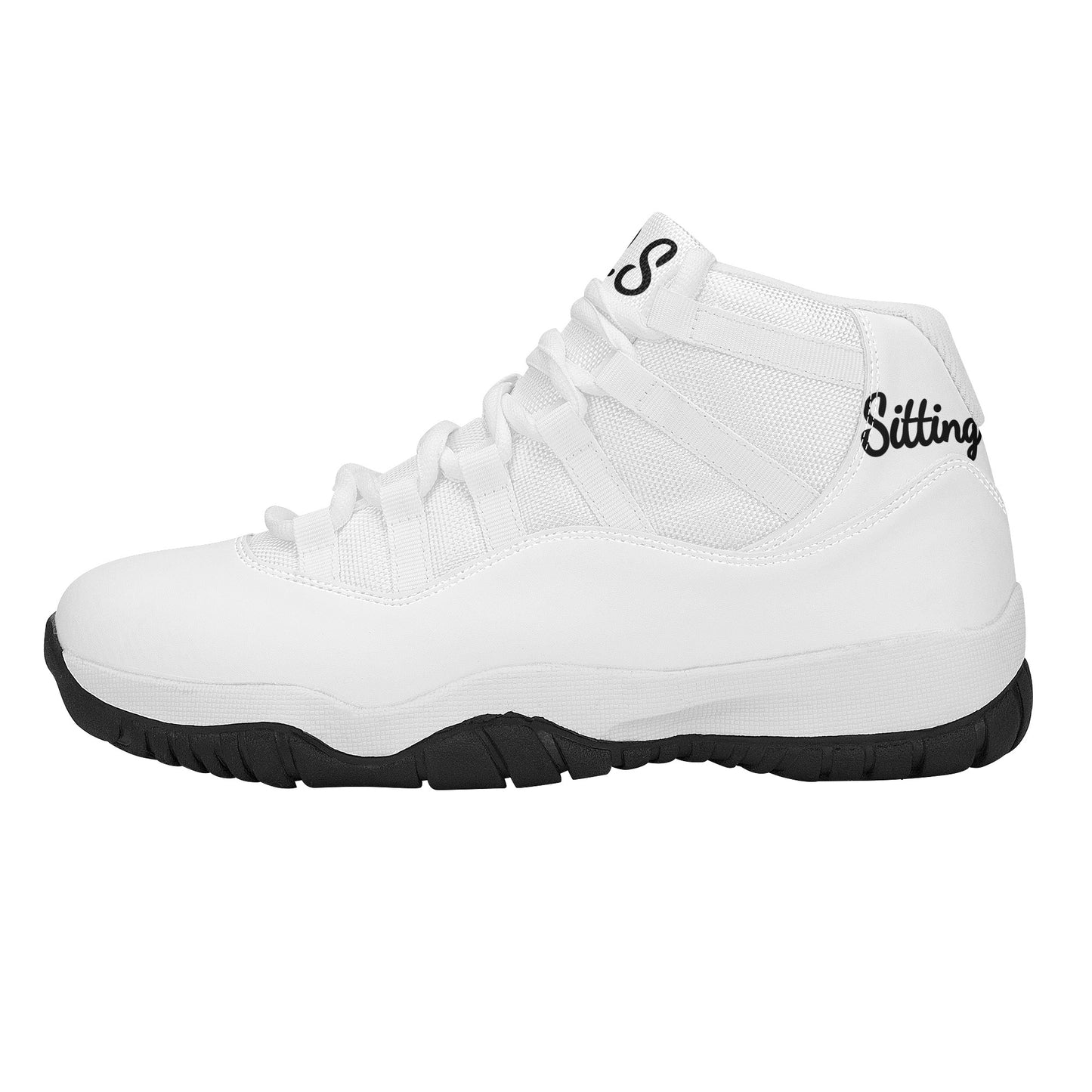 SOS  White Mens High Top Star Kicks