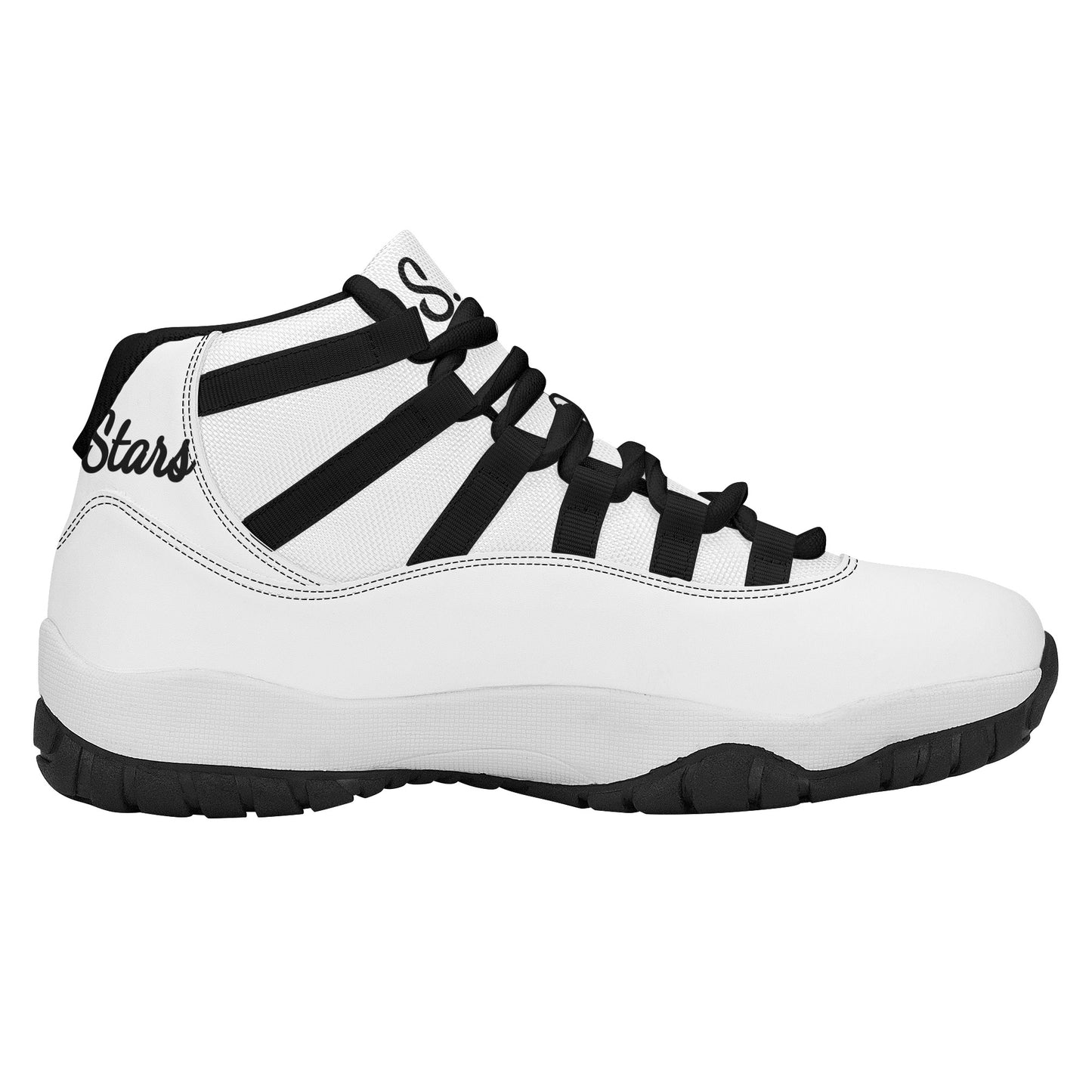 SOS  White Mens High Top Star Kicks