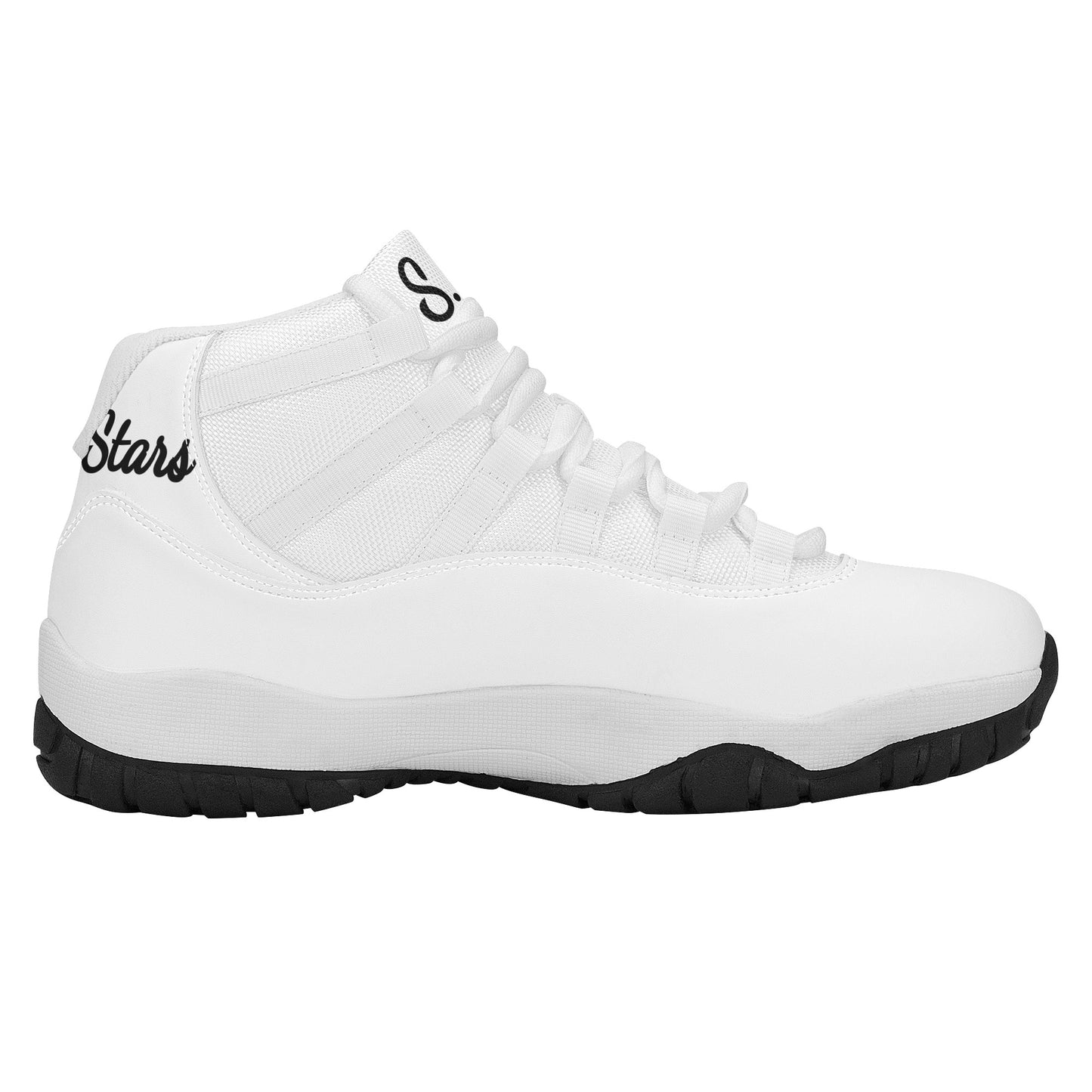 SOS  White Mens High Top Star Kicks