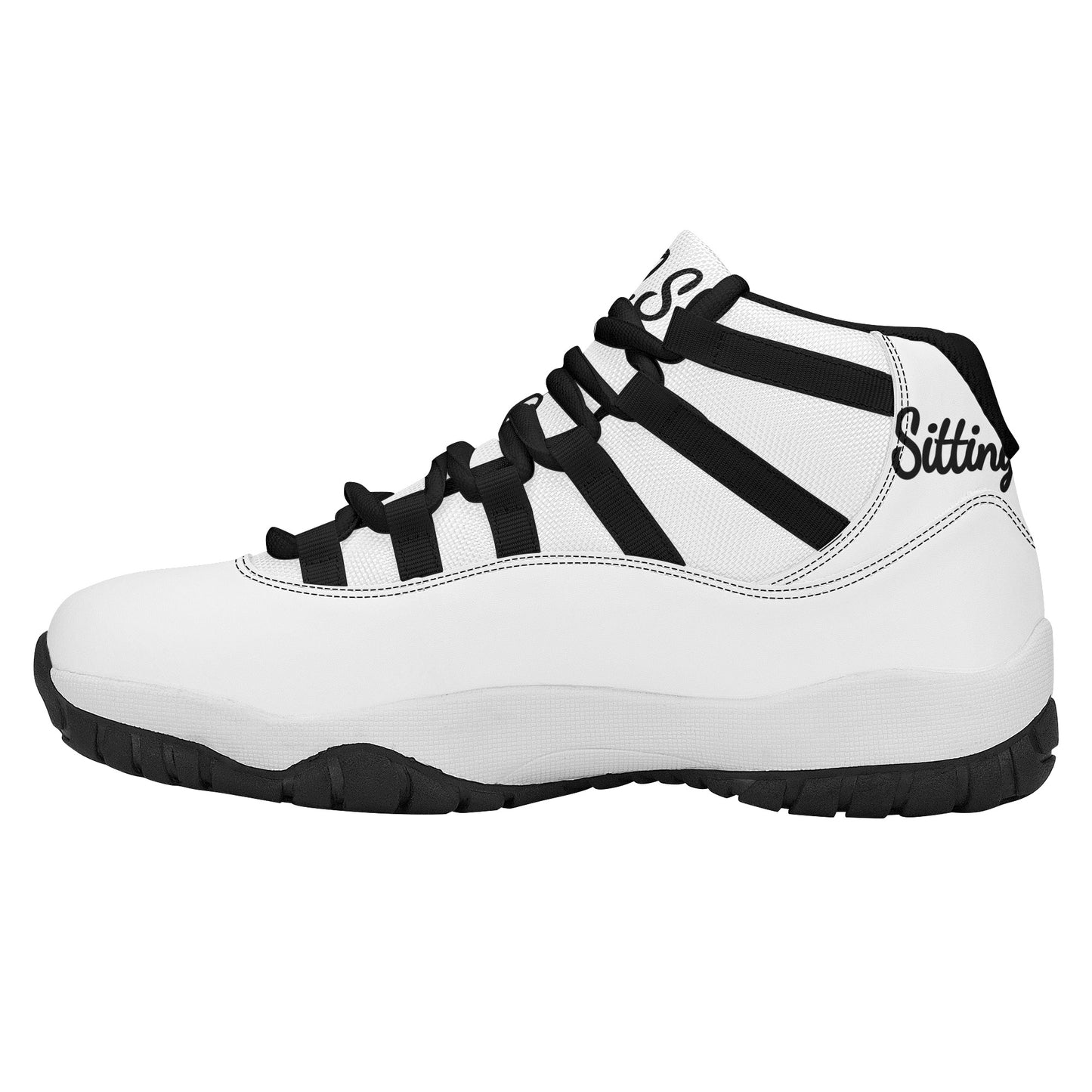 SOS  White Mens High Top Star Kicks