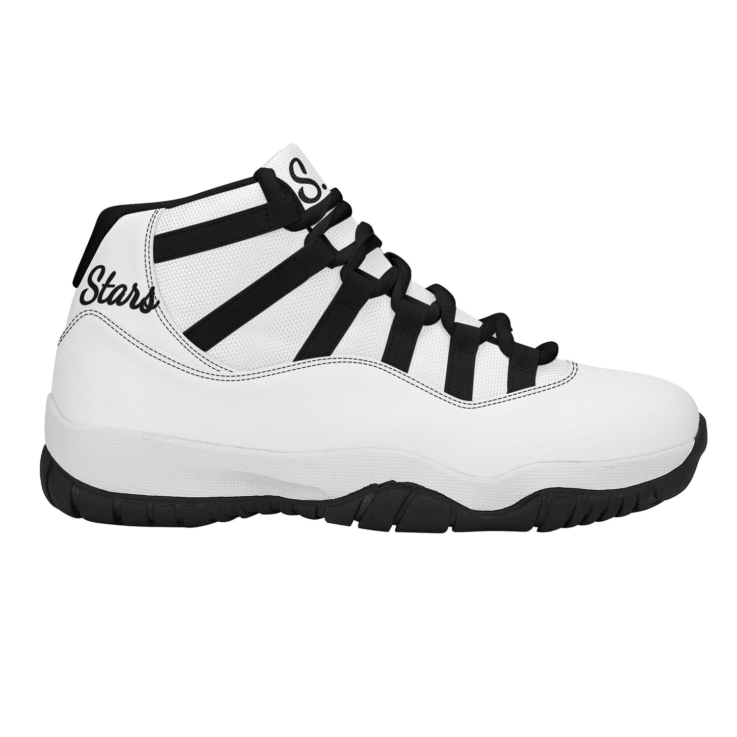 SOS  White Mens High Top Star Kicks