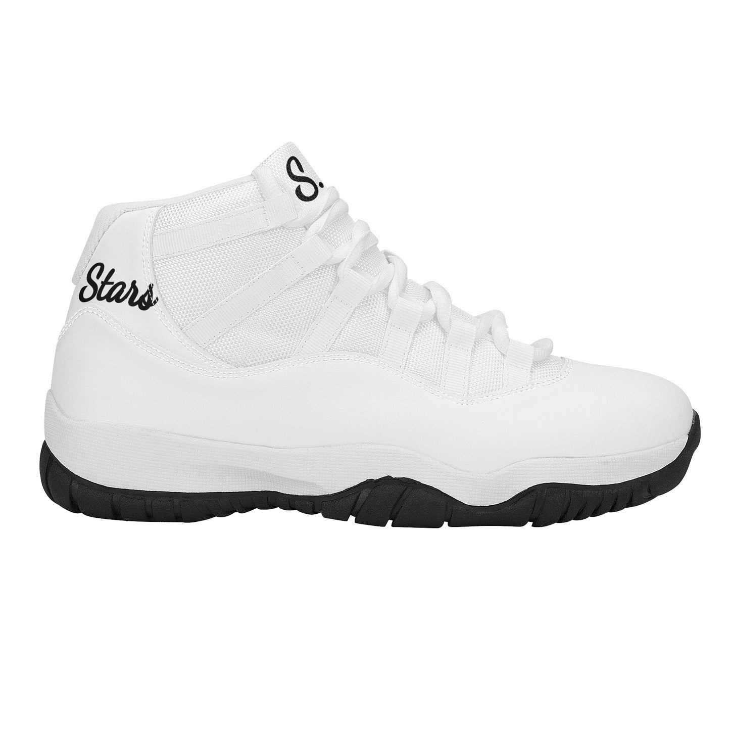 SOS  White Mens High Top Star Kicks