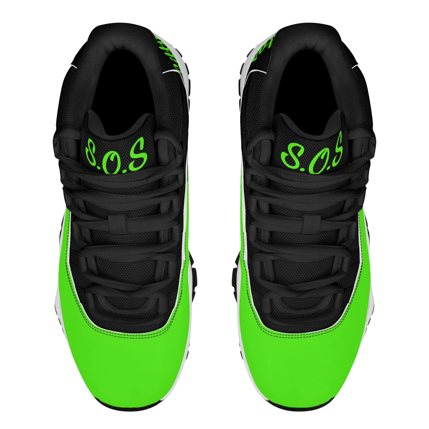 SOS Goo Green Mens High Top Star Kicks