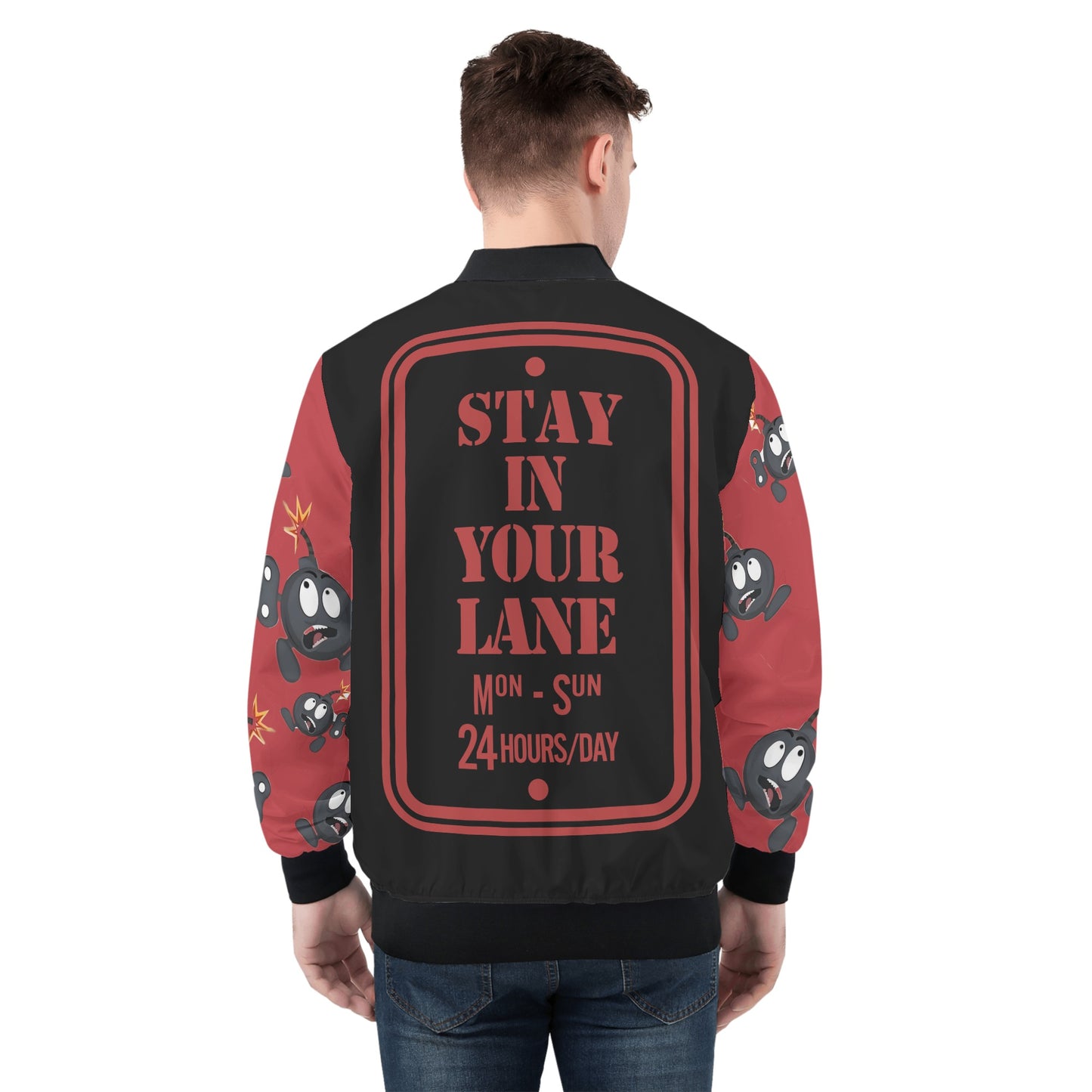 S.I.Y.L. (Stay In Your Lane) Mens Zip Up Jacket