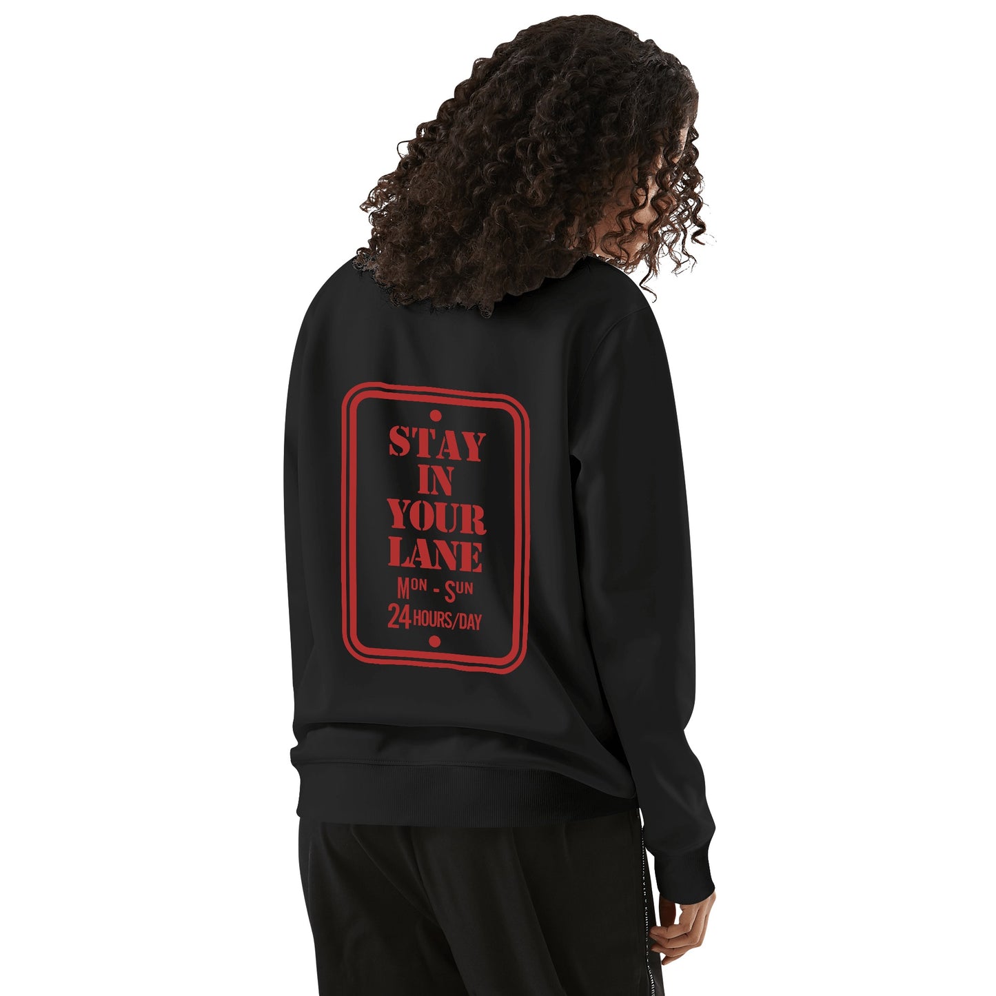 S.I.Y.L. (Stay In Your Lane)  Adult Cotton Sweater