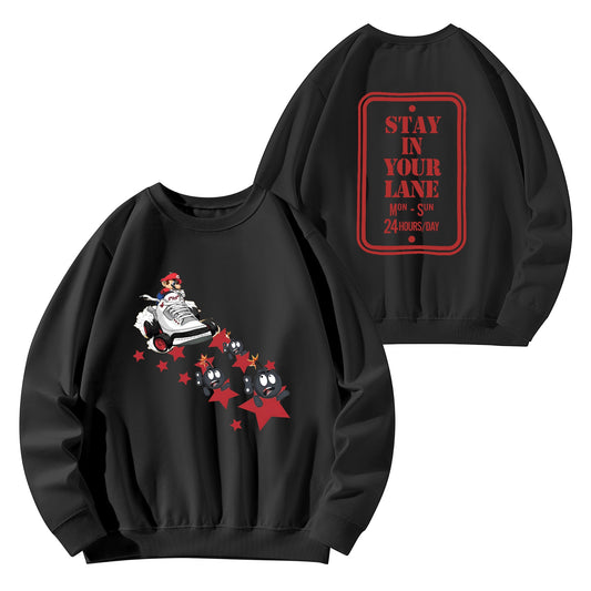 S.I.Y.L. (Stay In Your Lane)  Adult Cotton Sweater