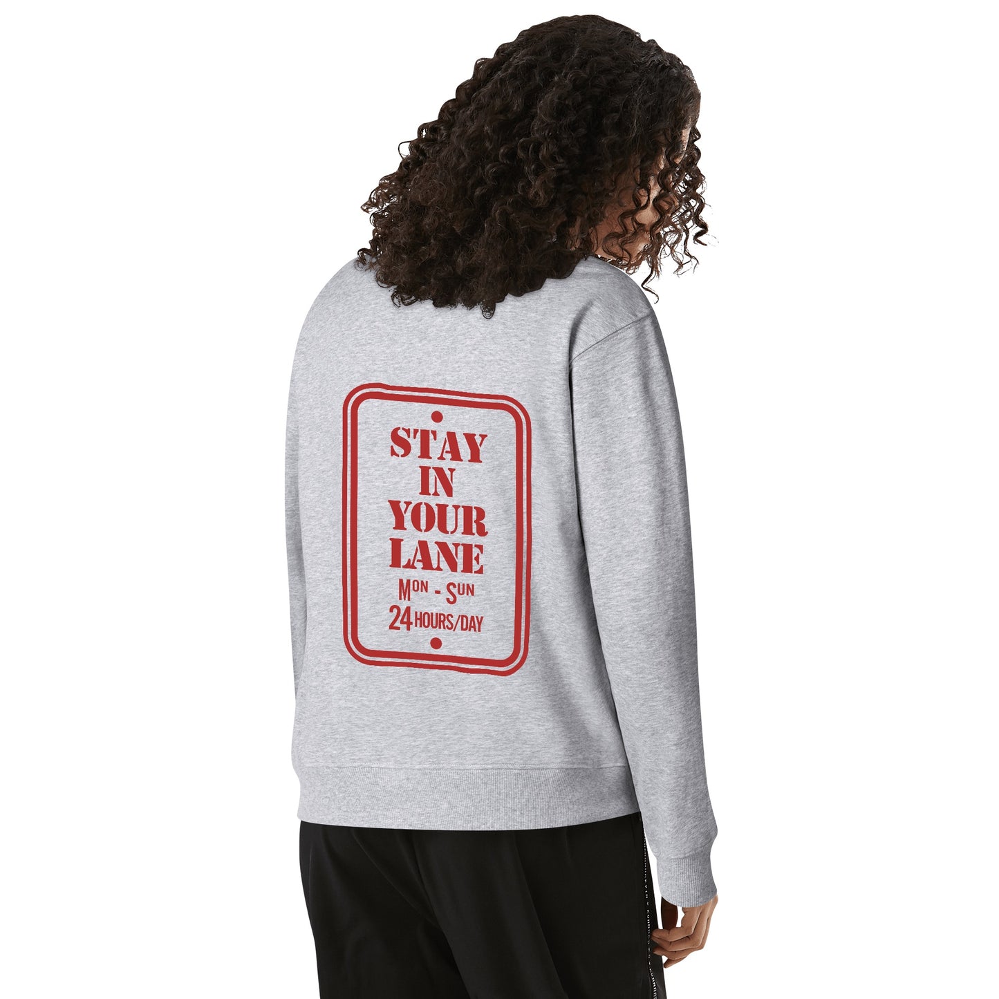 S.I.Y.L. (Stay In Your Lane)  Adult Cotton Sweater