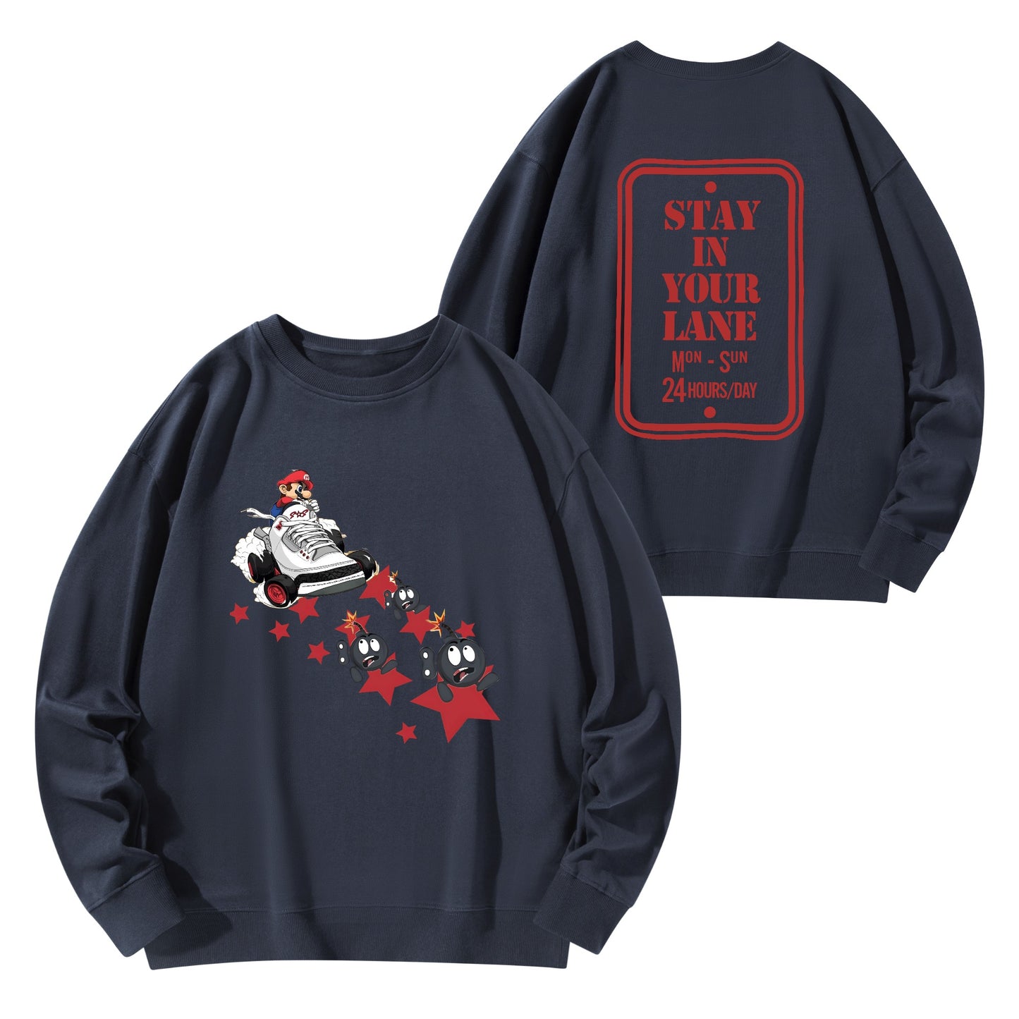 S.I.Y.L. (Stay In Your Lane)  Adult Cotton Sweater