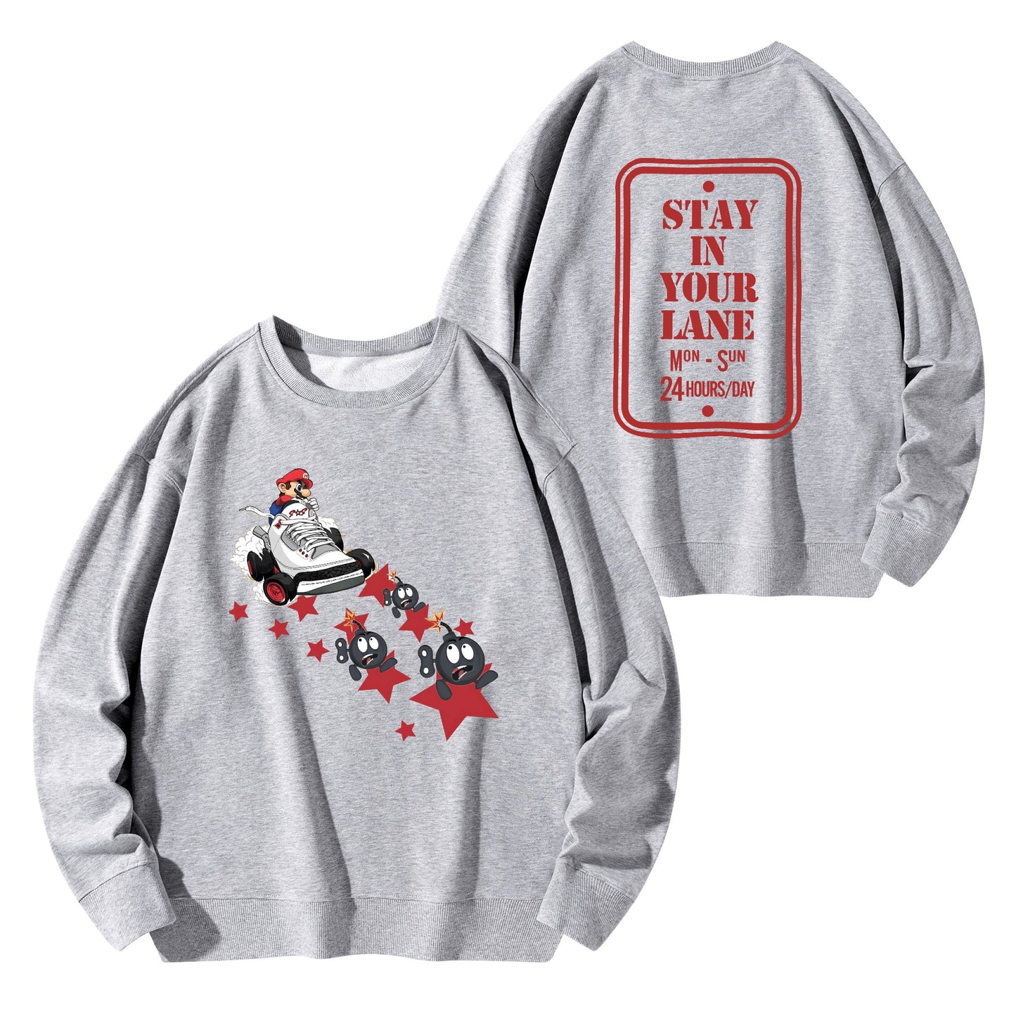 S.I.Y.L. (Stay In Your Lane)  Adult Cotton Sweater