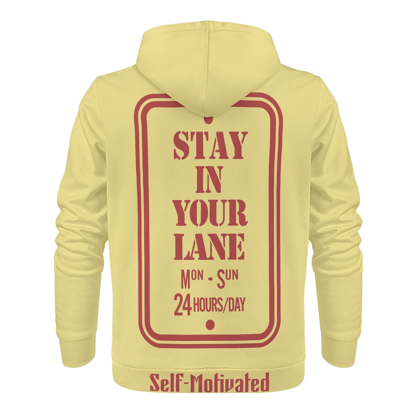 S.I.Y.L. (Stay In Your Lane) Mens Tan Hoodie