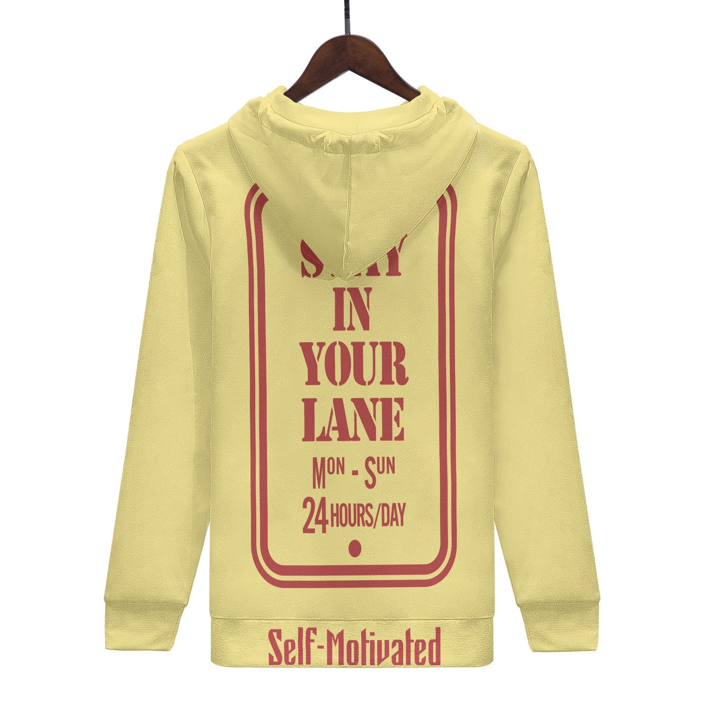 S.I.Y.L. (Stay In Your Lane) Mens Tan Hoodie