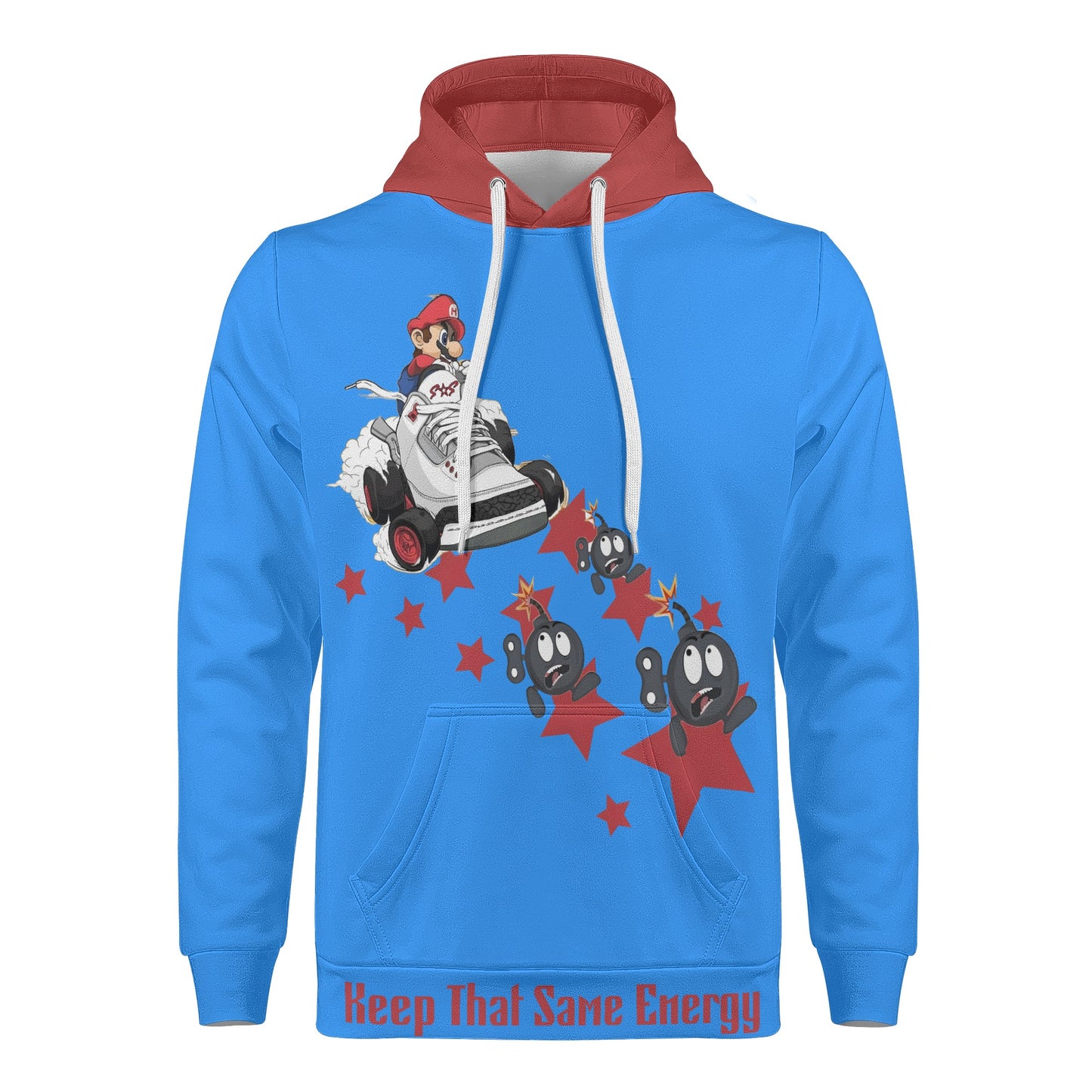 S.I.Y.L. (Stay In Your Lane) Mens Blue Hoodie