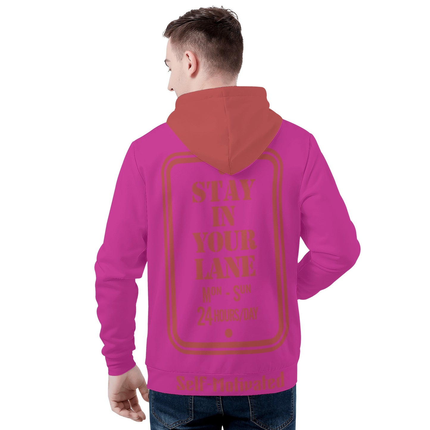 S.I.Y.L. (Stay In Your Lane) Mens Purple Hoodie