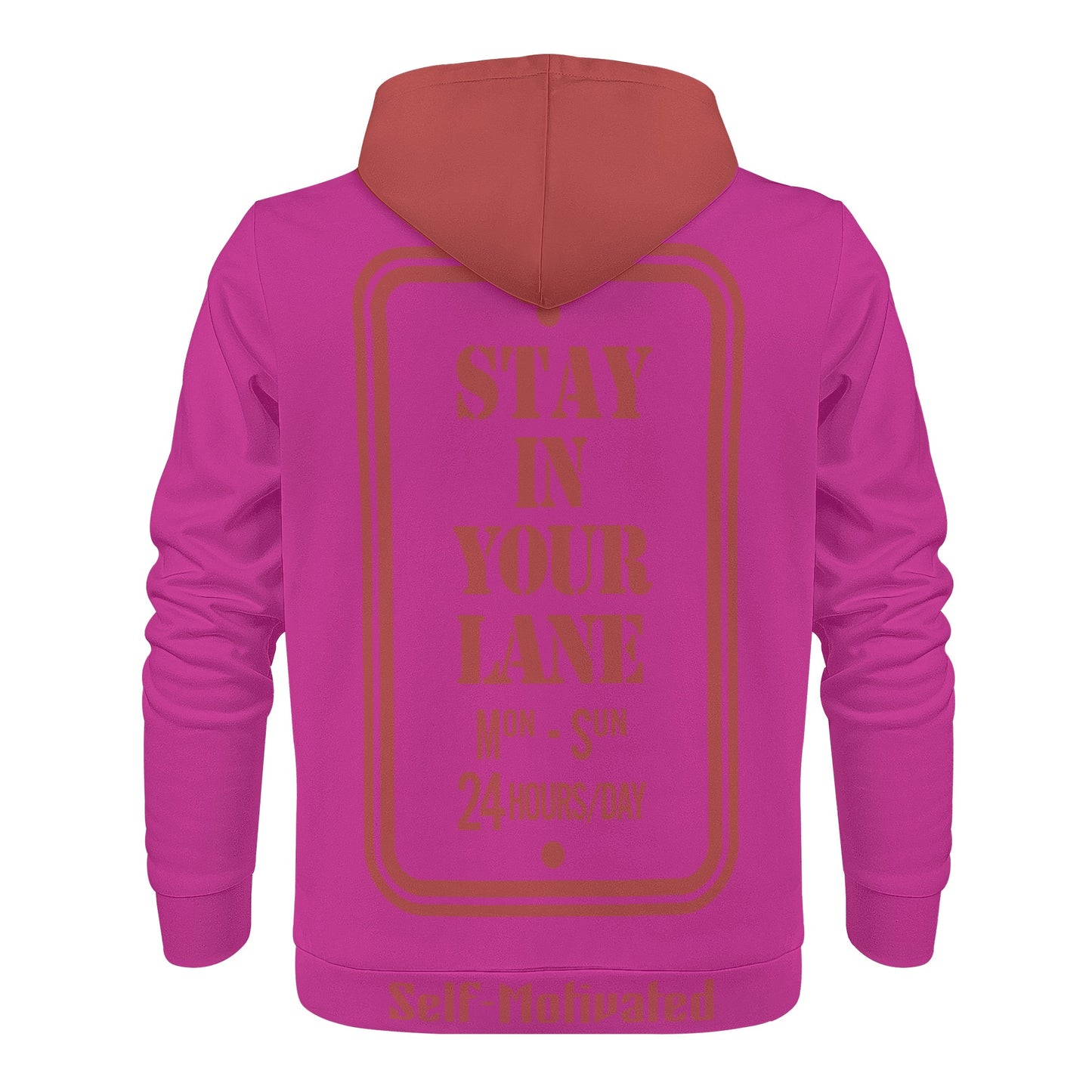 S.I.Y.L. (Stay In Your Lane) Mens Purple Hoodie