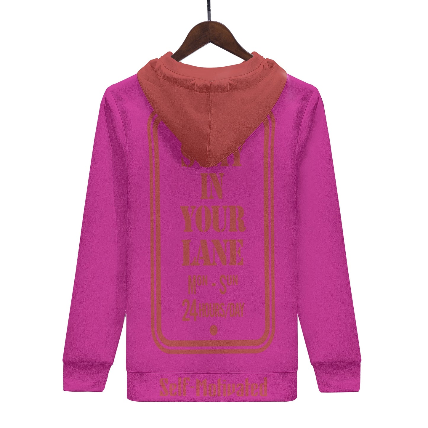 S.I.Y.L. (Stay In Your Lane) Mens Purple Hoodie