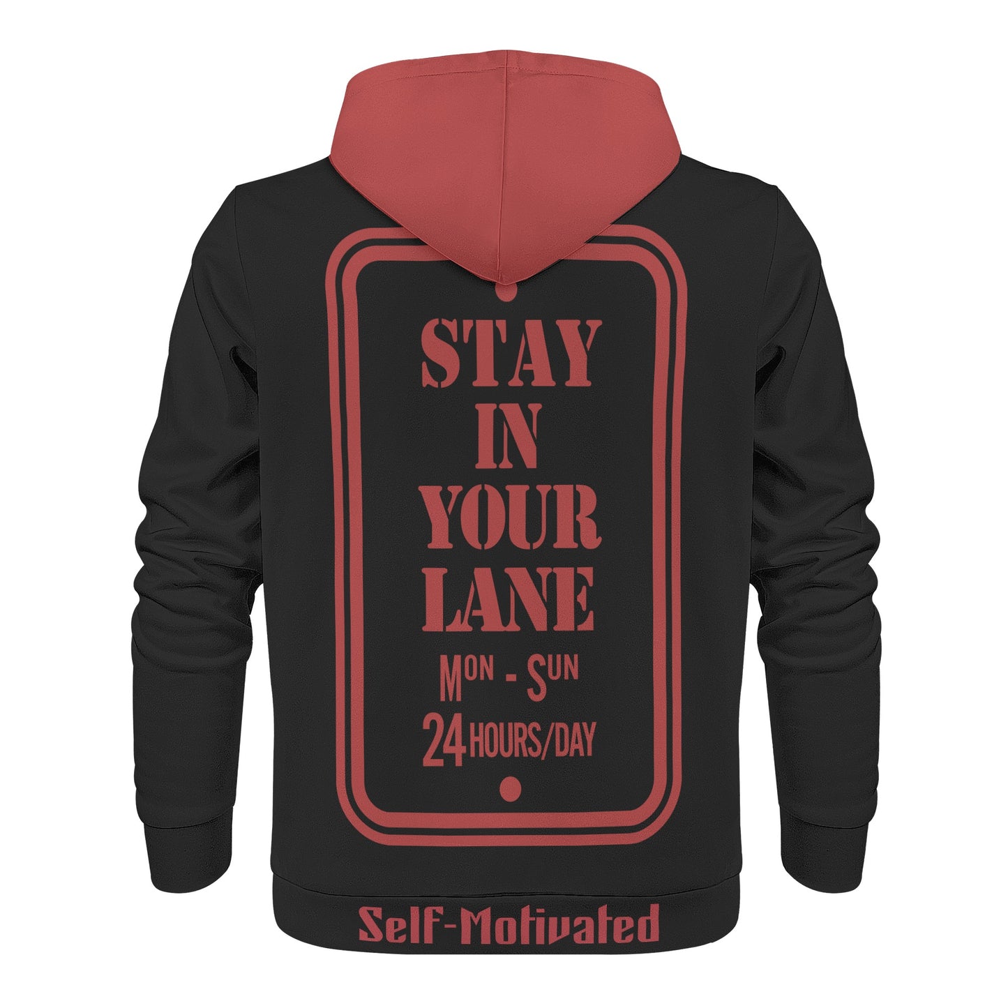 S.I.Y.L. (Stay In Your Lane) Mens Black Hoodie