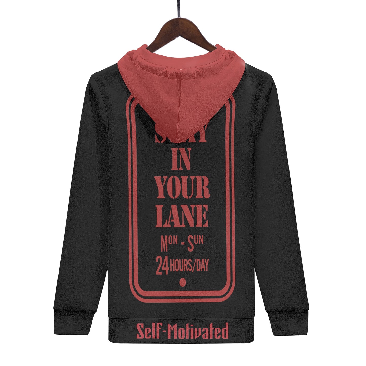 S.I.Y.L. (Stay In Your Lane) Mens Black Hoodie