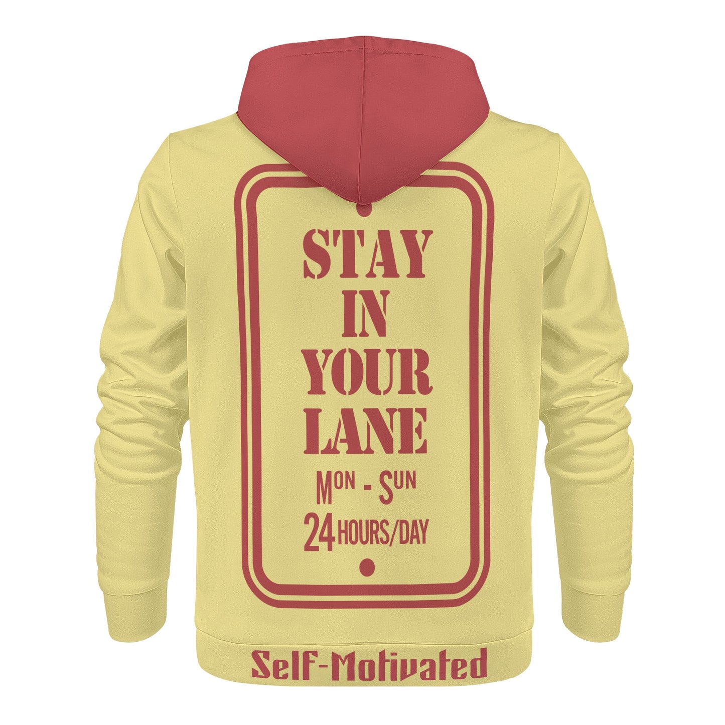 S.I.Y.L. (Stay In Your Lane) Mens Tan Hoodie