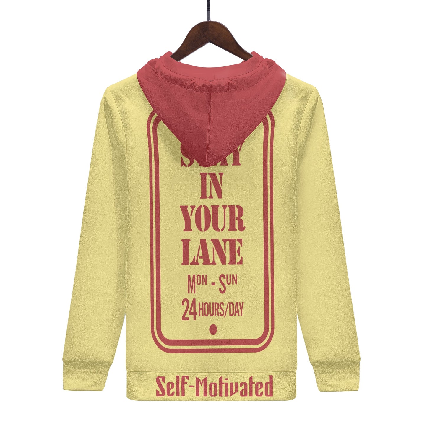 S.I.Y.L. (Stay In Your Lane) Mens Tan Hoodie