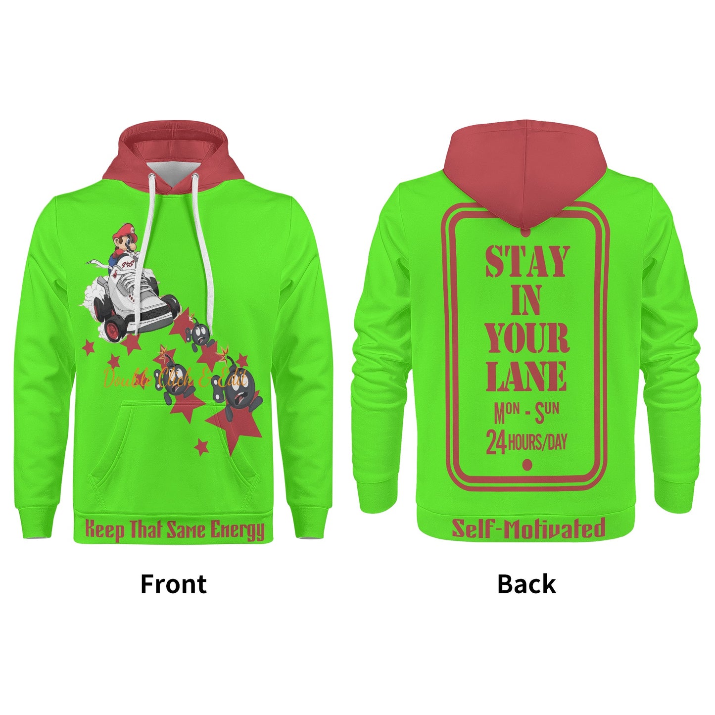 S.I.Y.L. ( Stay In Your Lane) Goo Green Hoodie