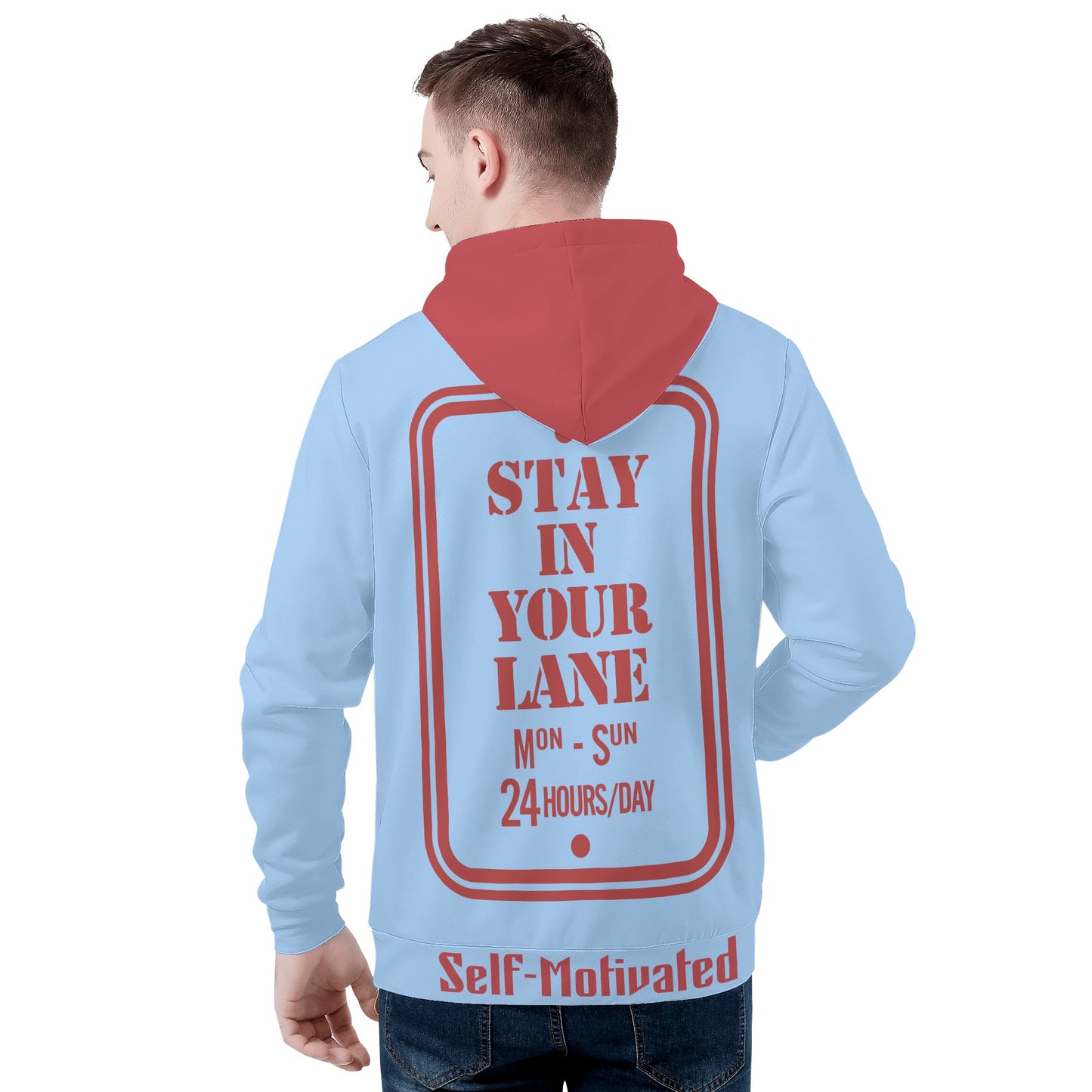 S.I.Y.L. ( Stay In Your Lane) Sky Blue Hoodie