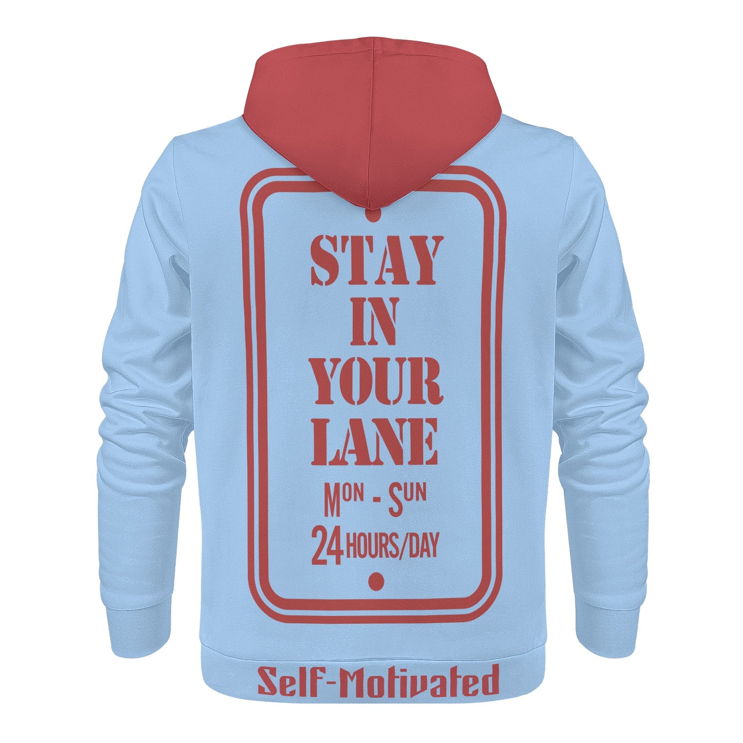 S.I.Y.L. ( Stay In Your Lane) Sky Blue Hoodie