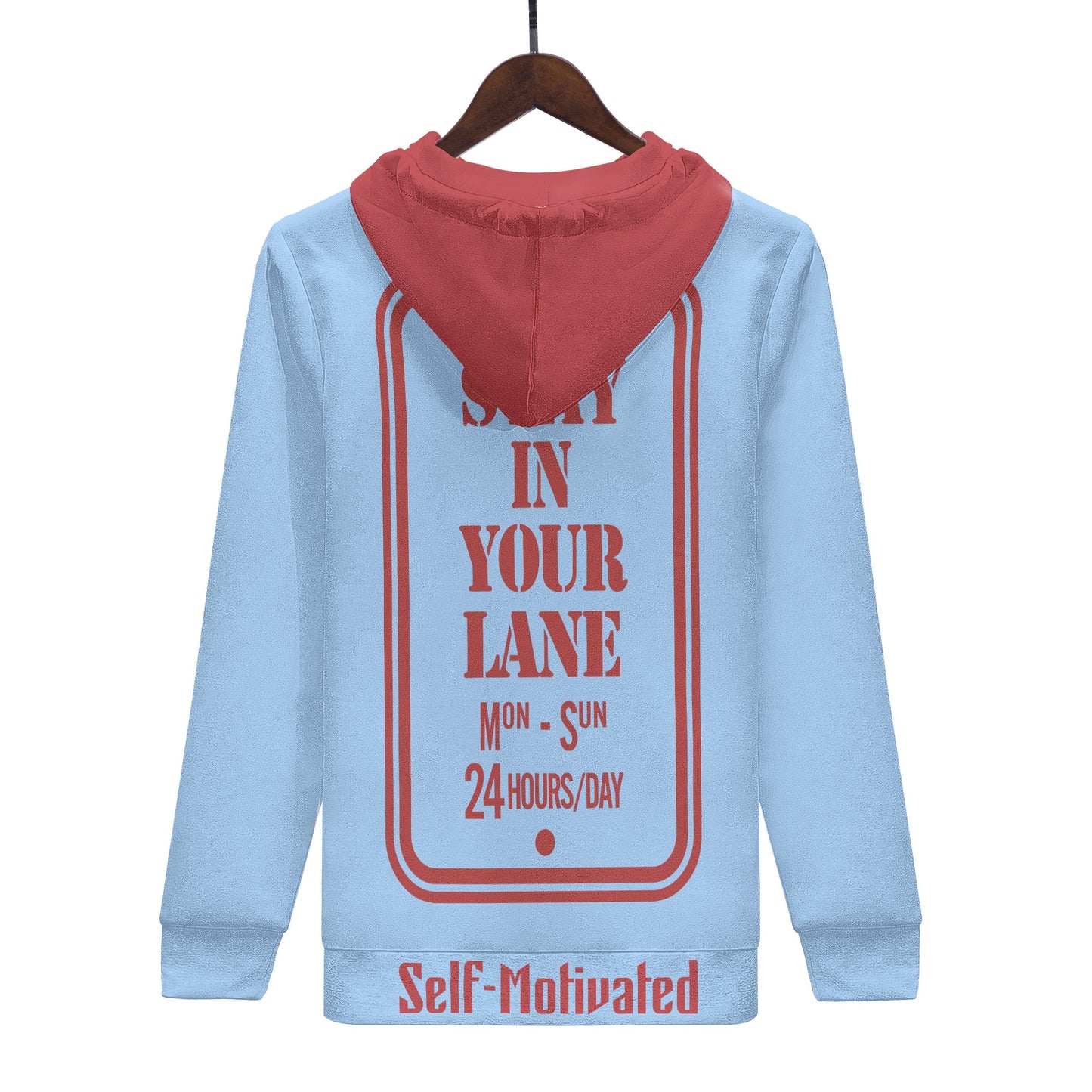 S.I.Y.L. ( Stay In Your Lane) Sky Blue Hoodie