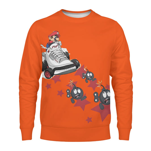 S.I.Y.L. (Stay In Your Lane) Kids Dark Orange Sweater