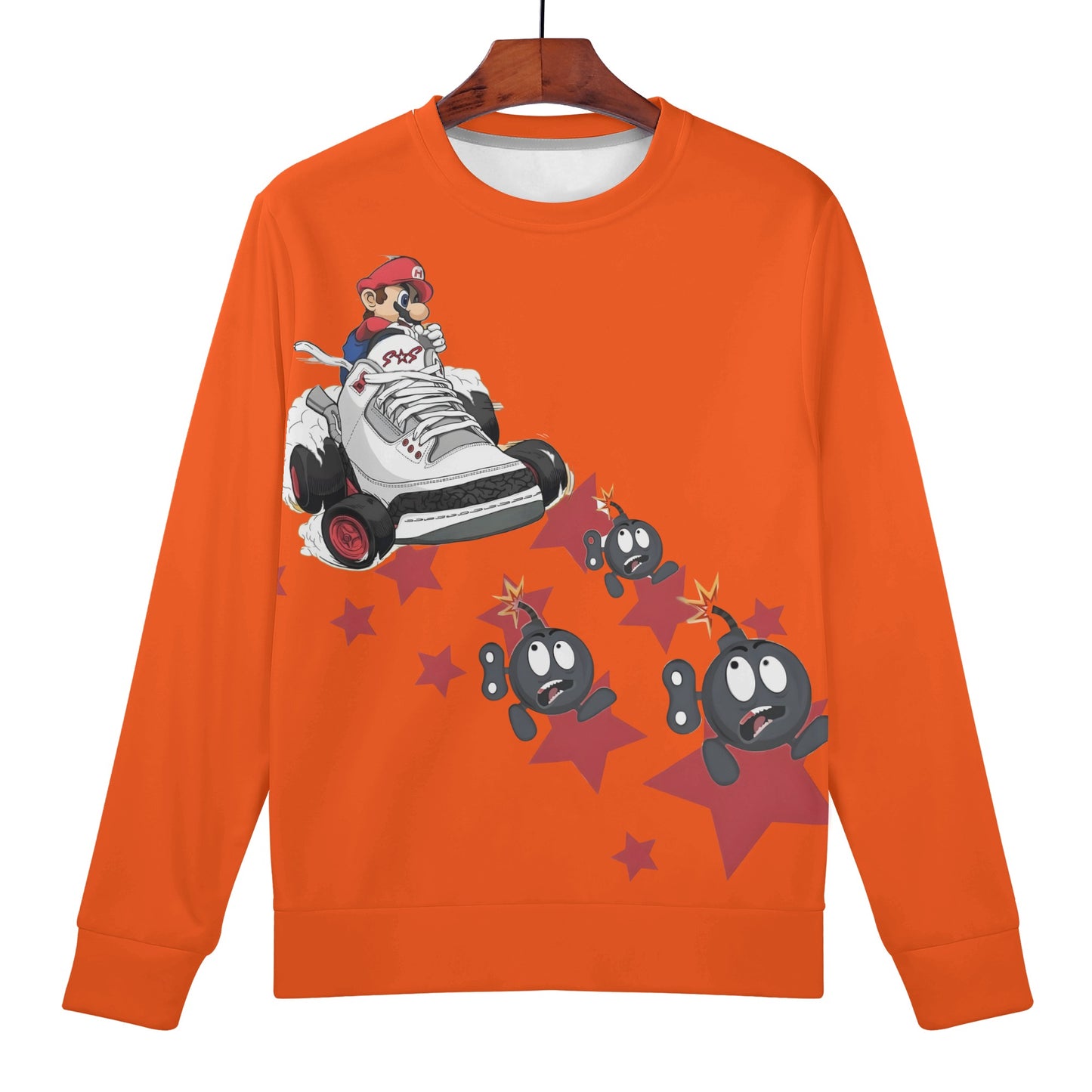 S.I.Y.L. (Stay In Your Lane) Kids Dark Orange Sweater