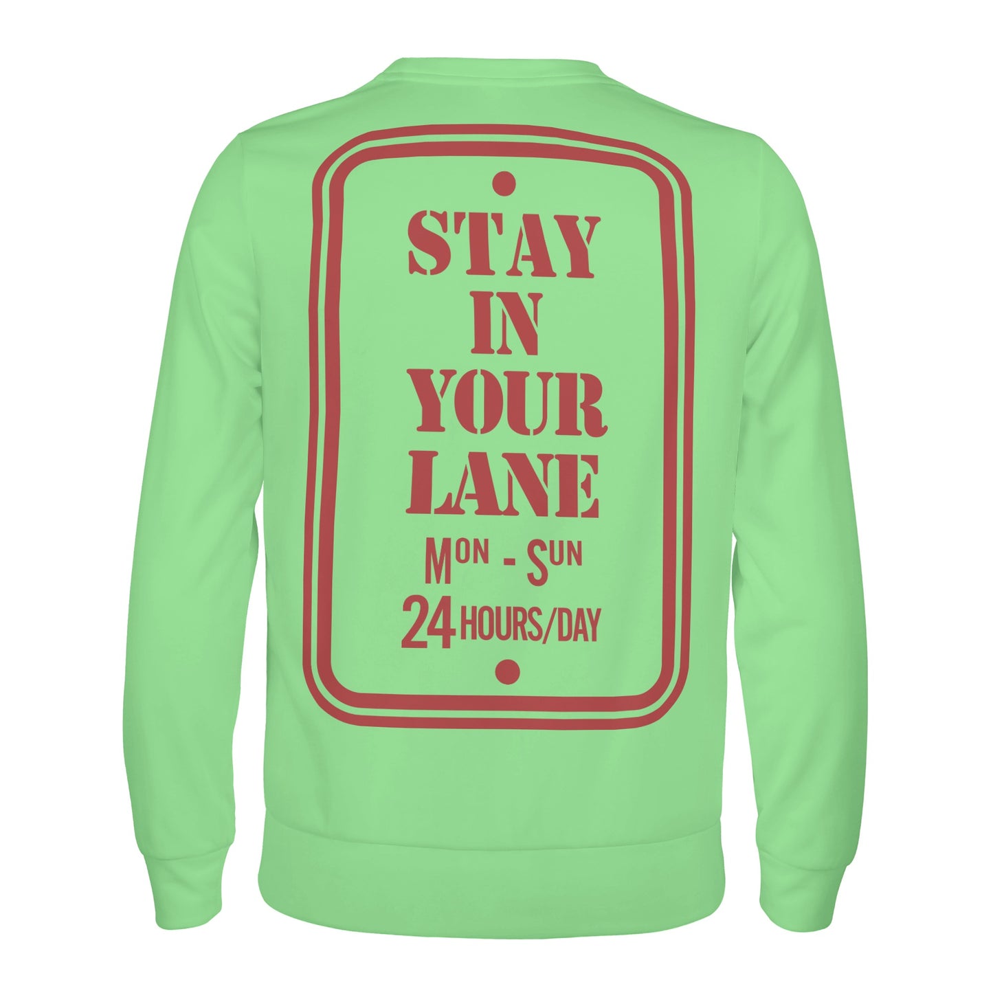 S.I.Y.L. (Stay In Your Lane) Kids Mint Green Sweater