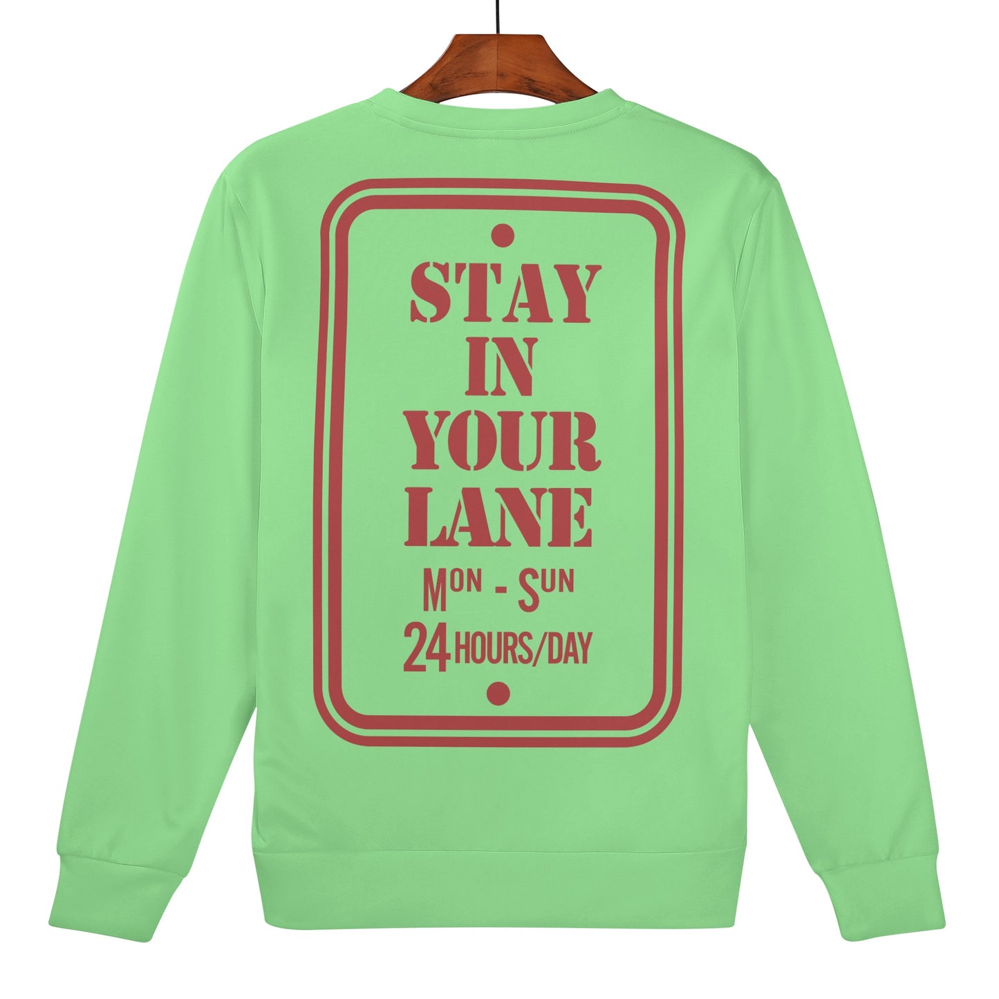 S.I.Y.L. (Stay In Your Lane) Kids Mint Green Sweater