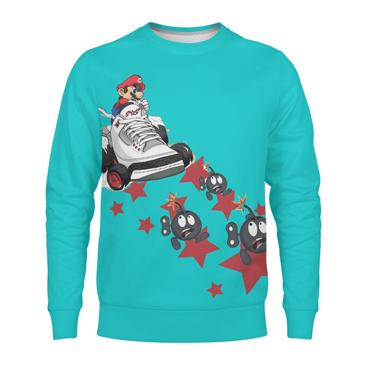 S.I.Y.L. (Stay In Your Lane) Kids Turquoise Sweater