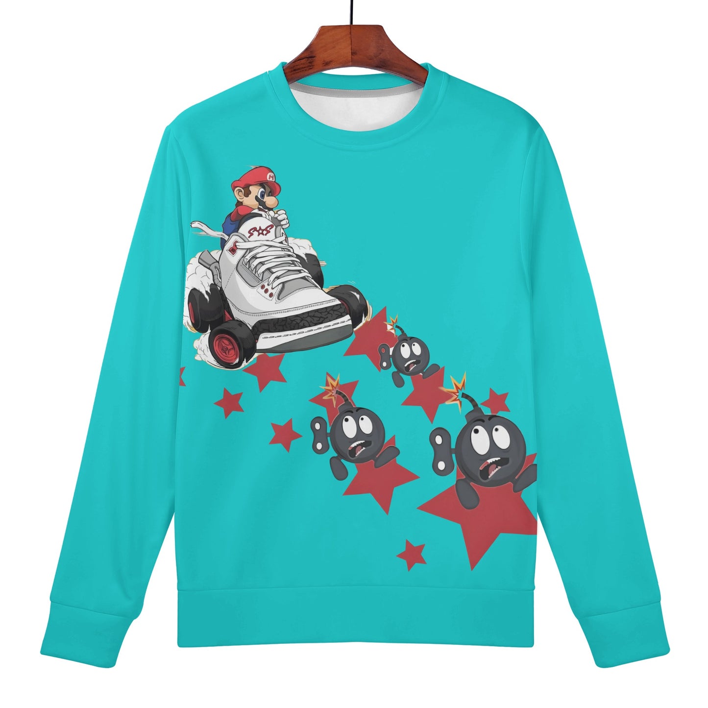 S.I.Y.L. (Stay In Your Lane) Kids Turquoise Sweater