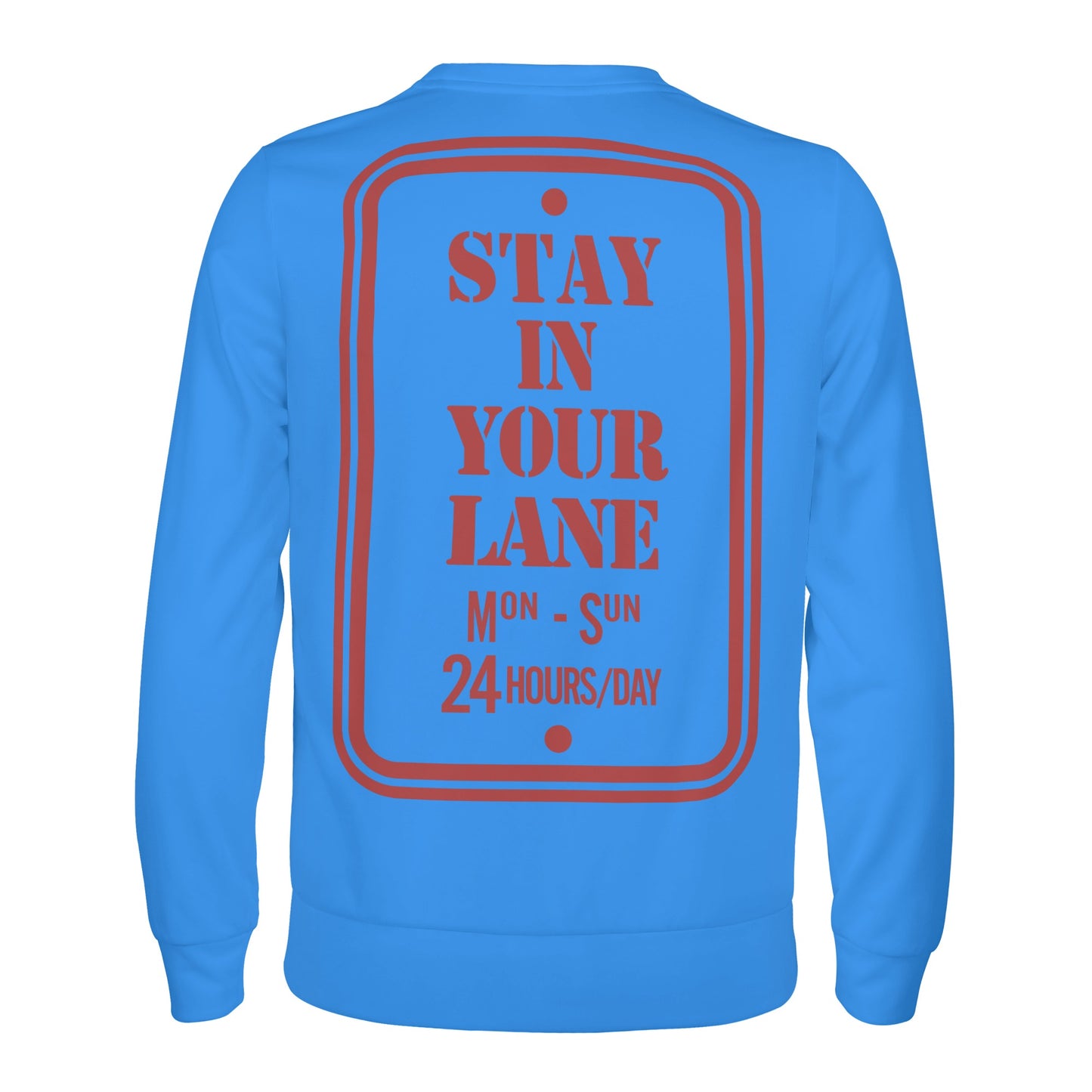 S.I.Y.L. (Stay In Your Lane) Kids Blue Sweater