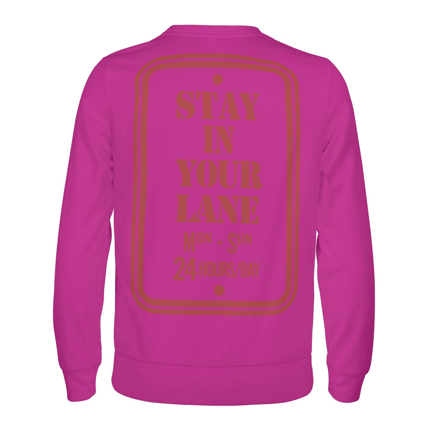 S.I.Y.L. (Stay In Your Lane) Kids Purple Sweater