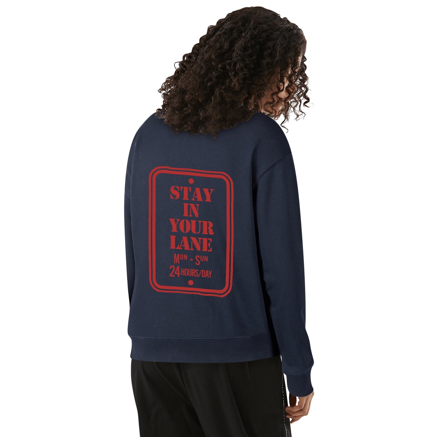 S.I.Y.L. (Stay In Your Lane) Adult Cotton Sweater shirt