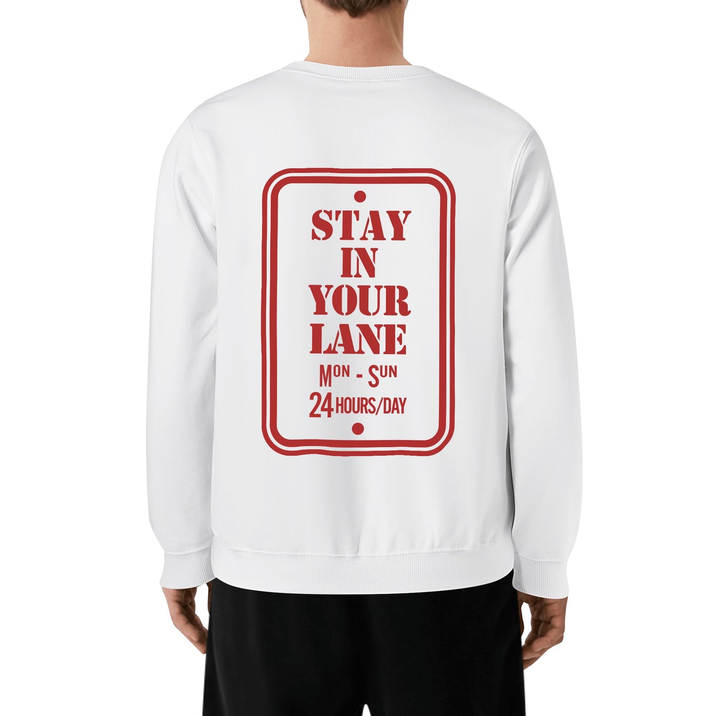 S.I.Y.L. (Stay In Your Lane) Adult Cotton Sweater shirt