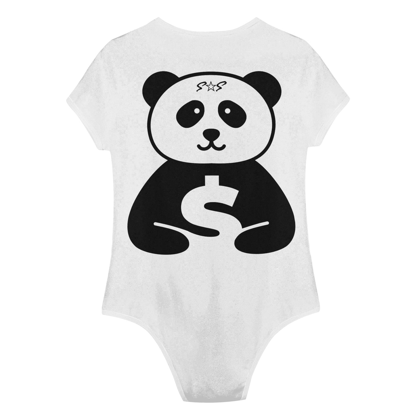 Trap Star Valley Panda 1.0 Womens Soft Short Sleeve Bodysuit