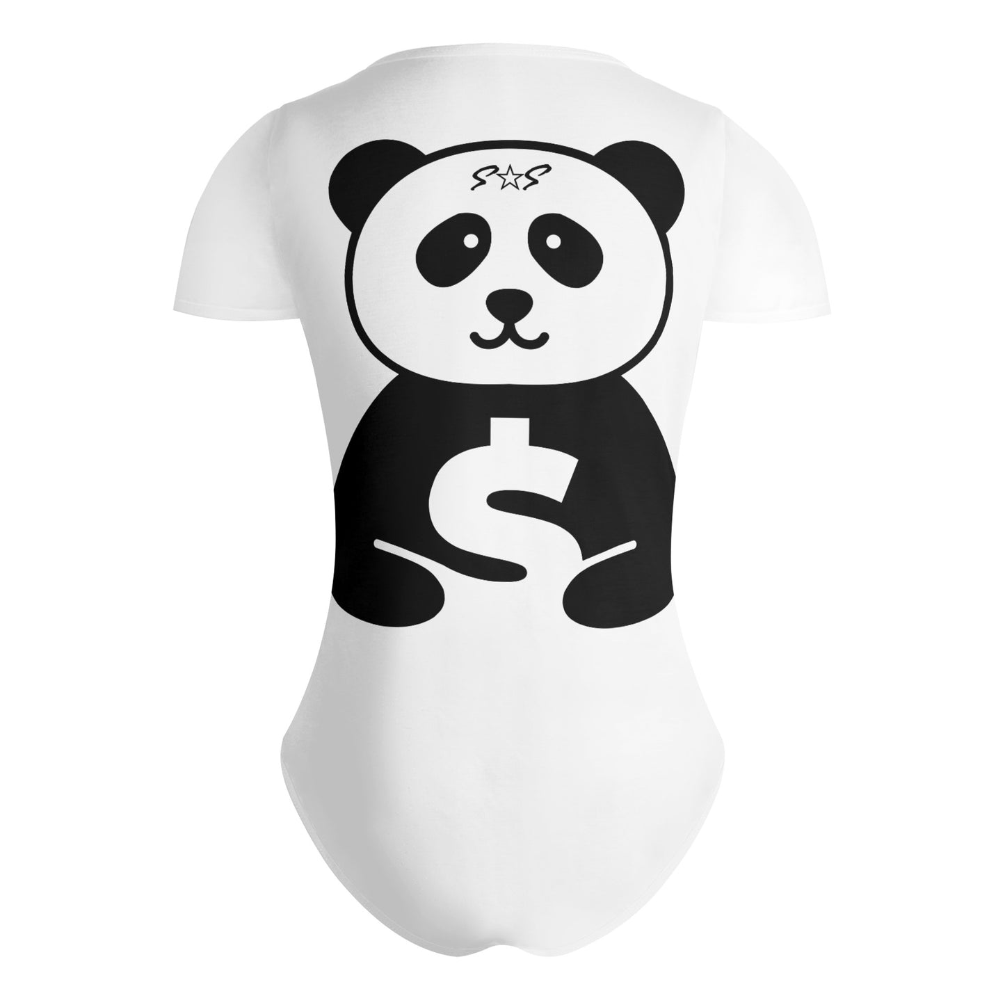 Trap Star Valley Panda 1.0 Womens Soft Short Sleeve Bodysuit