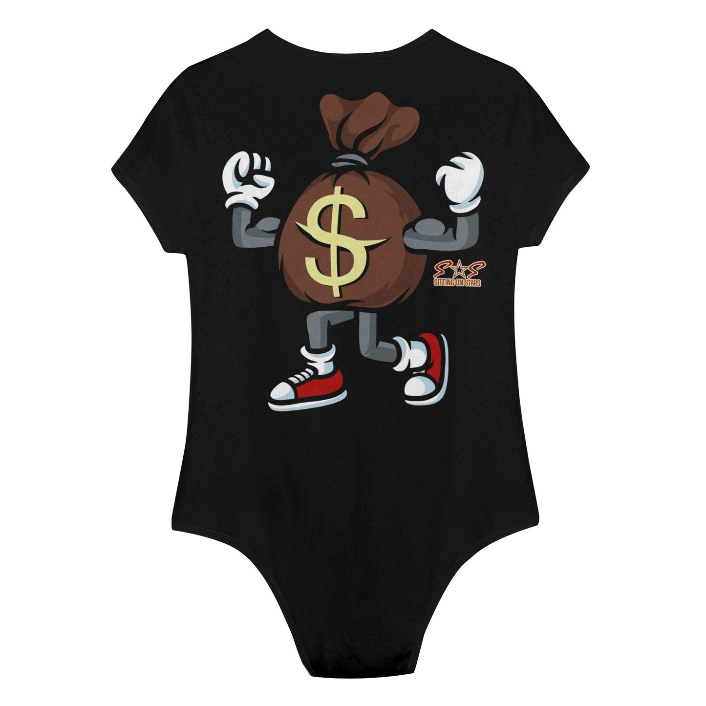 T.T.D ( Ten Toes Down) Womens Soft Short Sleeve Bodysuit