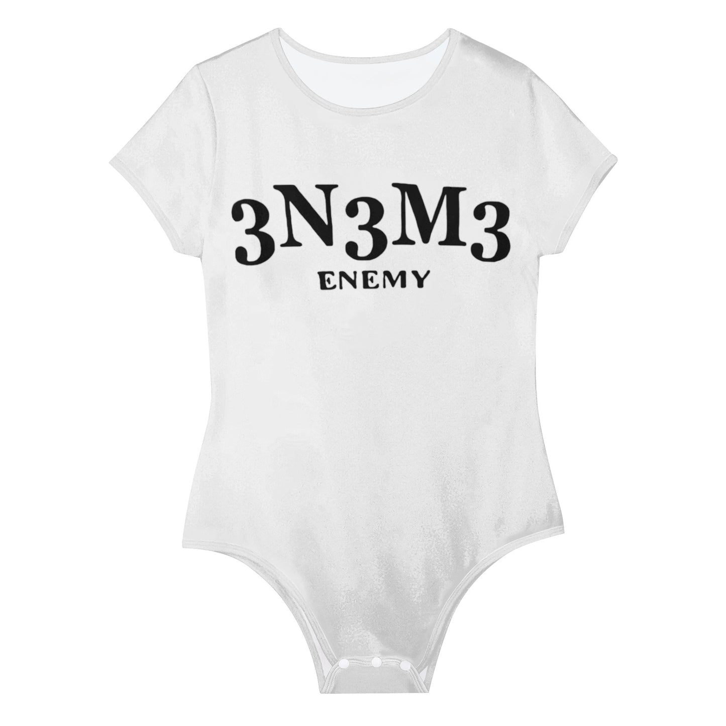 3.N.3.M.3 Enemy Womens Soft Short Sleeve Bodysuit