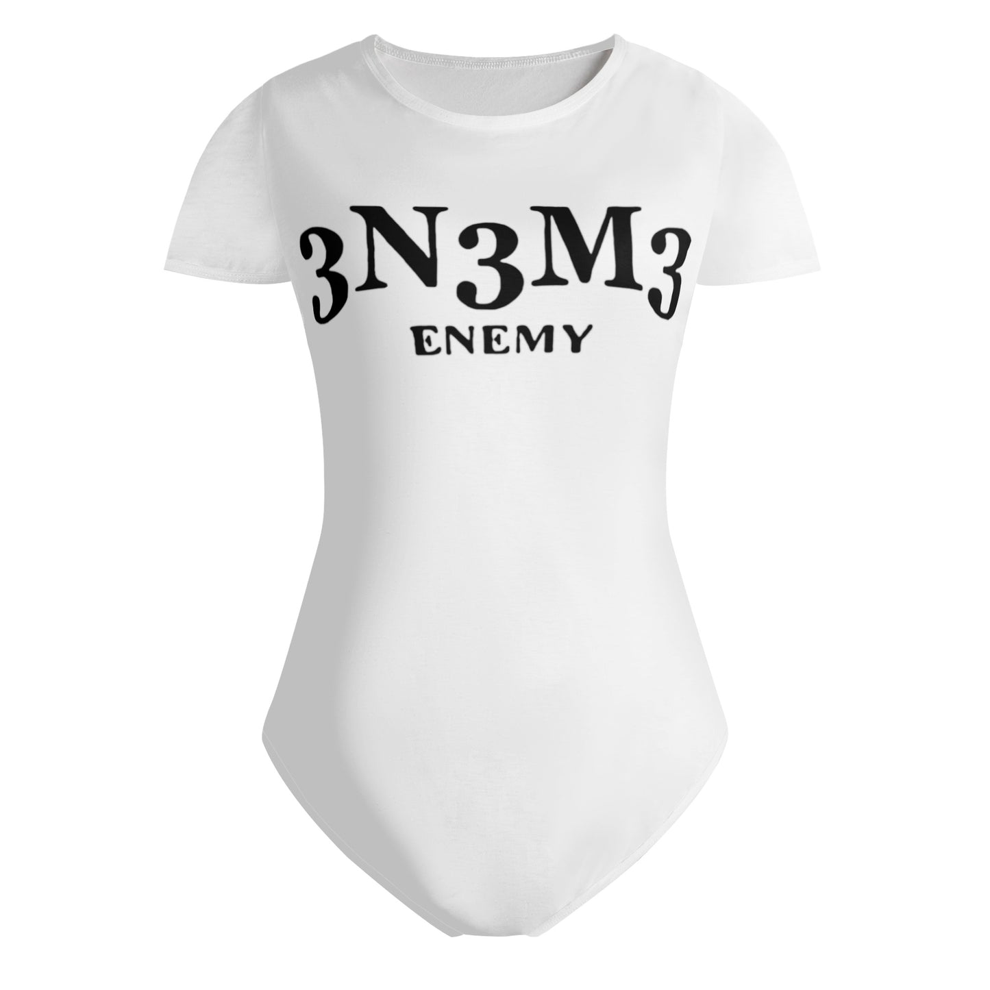 3.N.3.M.3 Enemy Womens Soft Short Sleeve Bodysuit