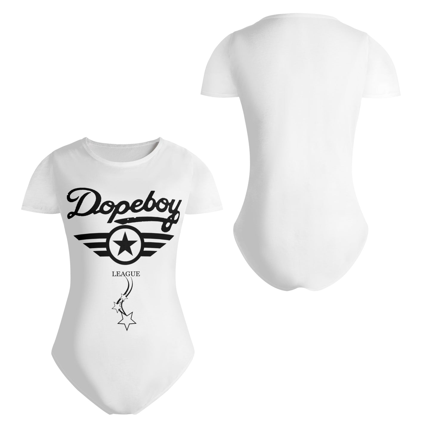 Dope Boy League Womens Soft Short Sleeve Bodysuit