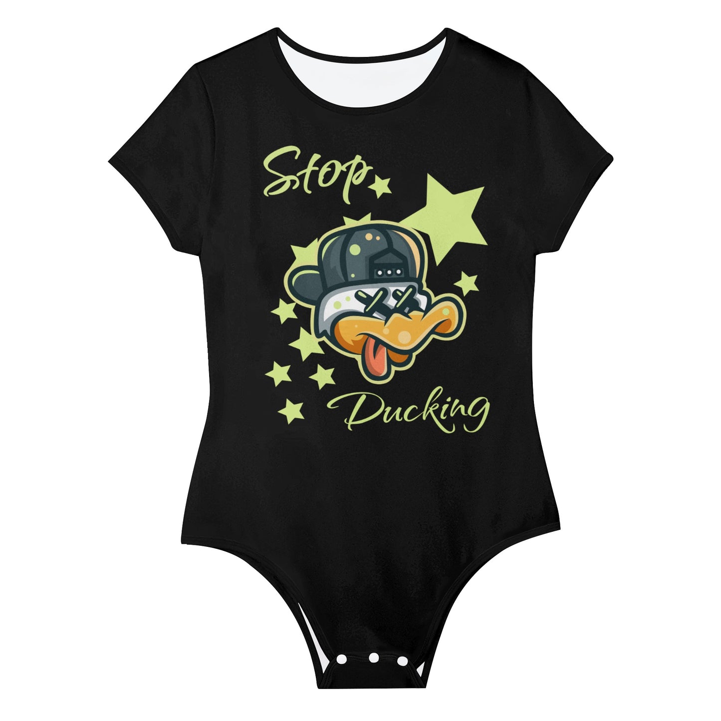 Stop Ducking 3.0 Womens Soft Short Sleeve Bodysuit