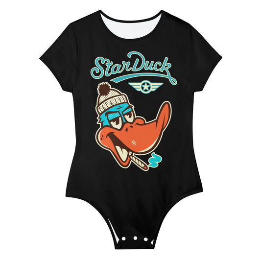 Star Duck Womens Soft Short Sleeve Bodysuit