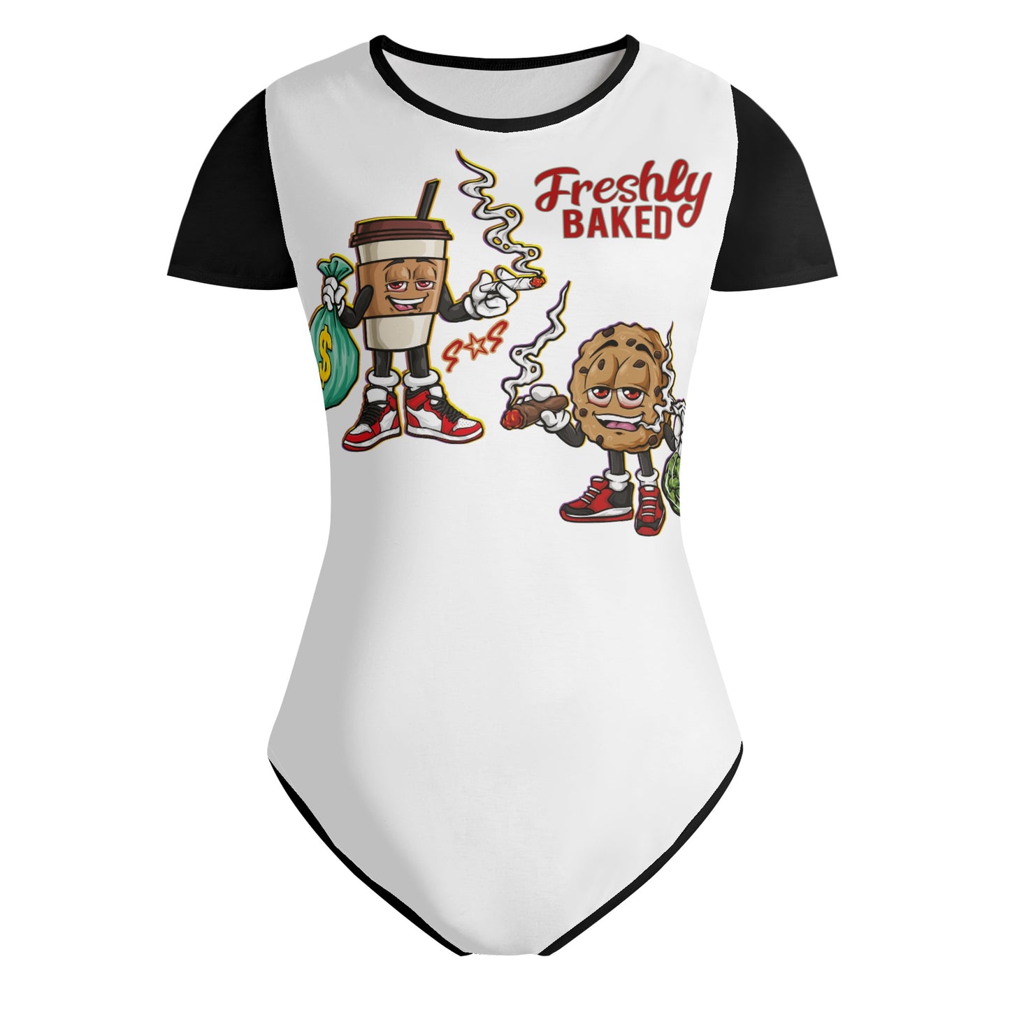 Freshly Baked 420 Edition Womens Soft Short Sleeve Bodysuit