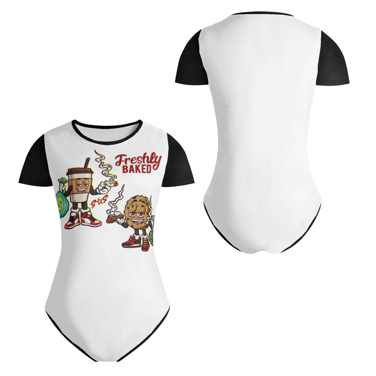 Freshly Baked 420 Edition Womens Soft Short Sleeve Bodysuit