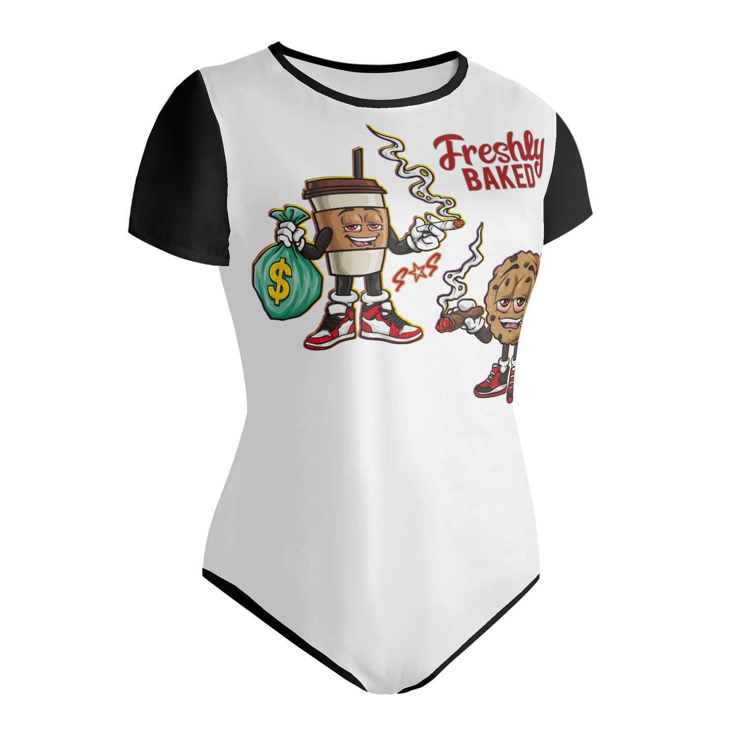 Freshly Baked 420 Edition Womens Soft Short Sleeve Bodysuit